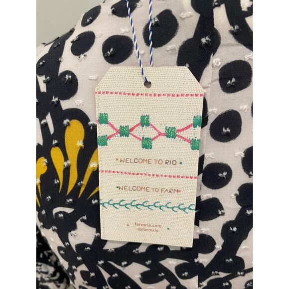 FARM Rio Floral Wrap Blouse in Black Motif - Picture 10 of 15